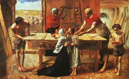 Christ in the house of his parents